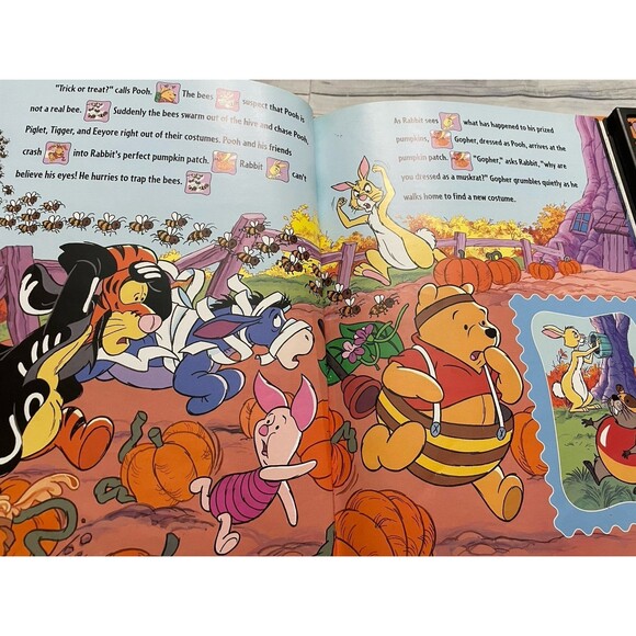 Boo! to You, Too, Winnie the Pooh Play-a-Sound Book By Catherine McCafferty - Picture 3 of 6